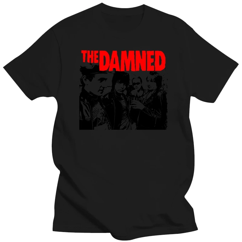 Футболка с капюшоном The Damned 1977 DMN подарочная черная