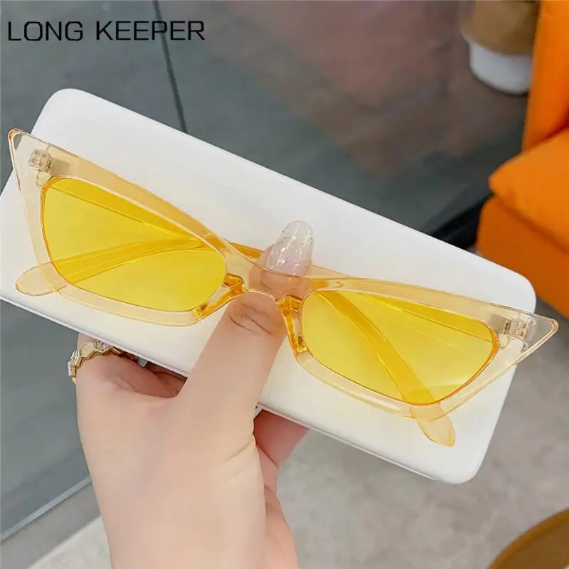 

Fashion Cat Eye Sunglasses Women Luxury Brand Designer Vintage Triangle Sun Glasses Ladies New Trendy Travel Style Eyewear UV400