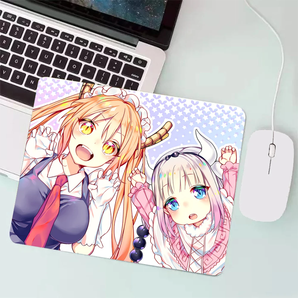 

Cute Kanna Kamui Small Gaming Mouse Pad PC Gamer Keyboard Mousepad XXL Computer Office Mouse Mat Laptop Carpet Silicone Desk Mat