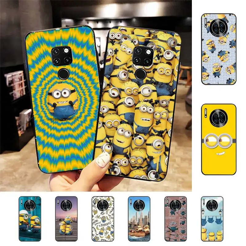 

YNDFCNB Cute Cartoon Banana Yellow Phone Case for Huawei Mate 20 10 9 40 30 lite pro X Nova 2 3i 7se