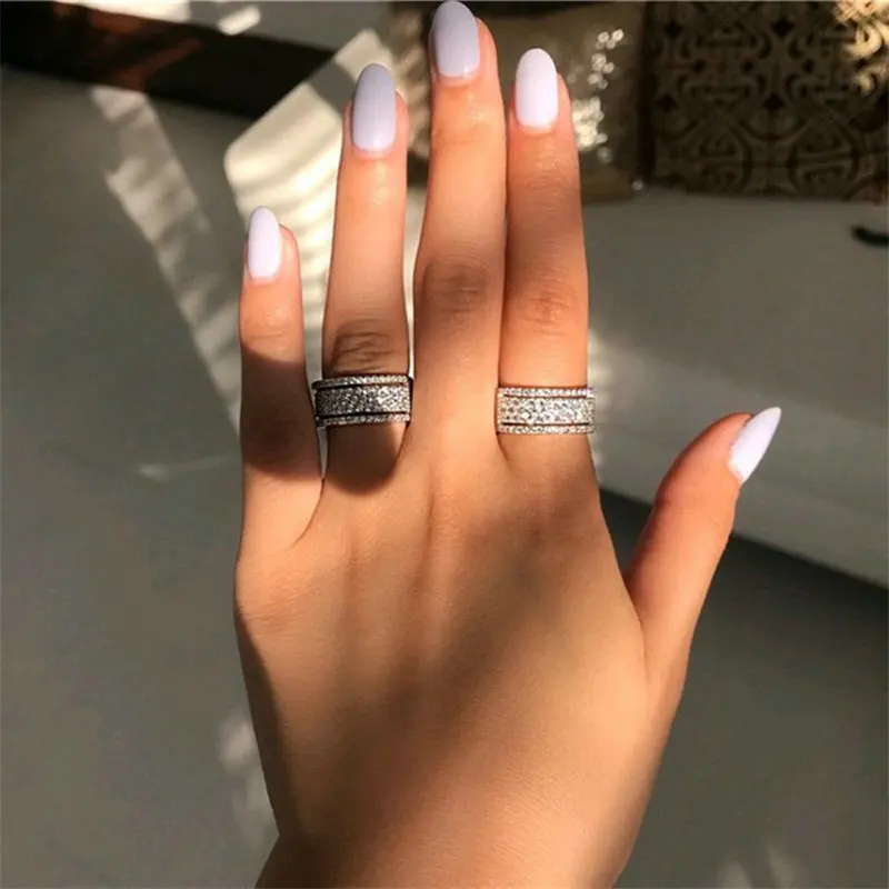

Wedding Hand Jewelry European Ring Female Popular Creative Bride Party Diamond