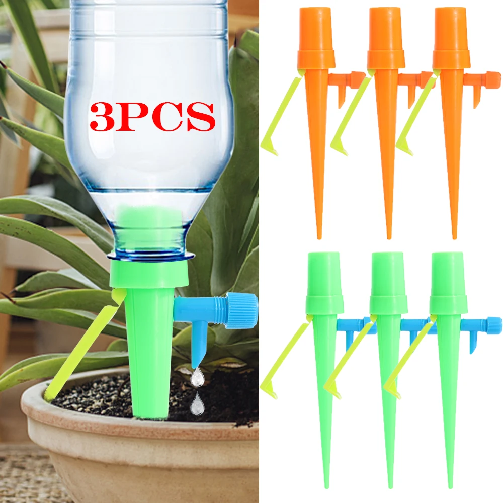

1/3PCS New Automatic Watering Spike for Plants Flower Speed Adjustment Waterer Tools Household Drip Irrigation Watering System