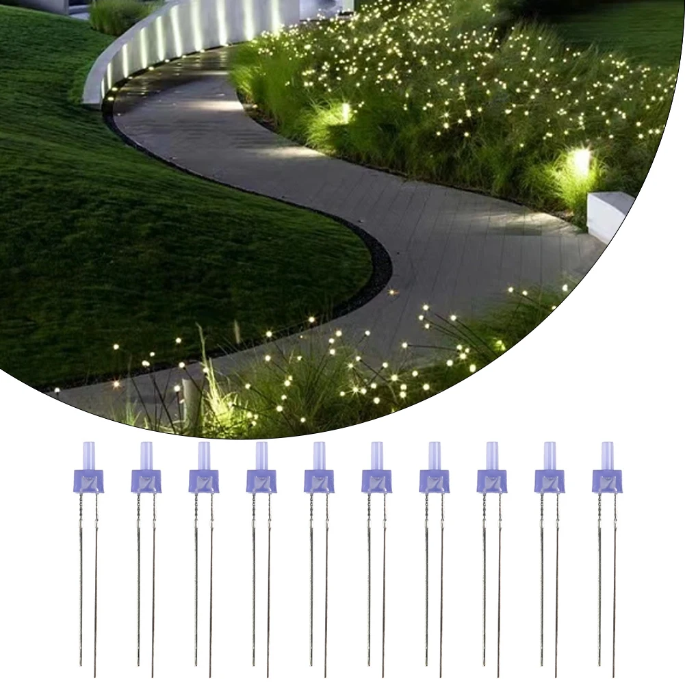 

1Pc Brand New Flashing LED LED 20mA 2mm Tower Self-flashing Diffuse Tower Diffuse LED Self-flashing Flash Light