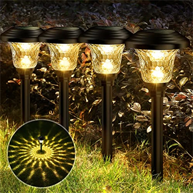 

LED Garden Light Solar Lawn Lamp Waterproof Outdoor Stainless Steel Landscape Lights for Yard/Patio/Driveway/Walkway Lighting
