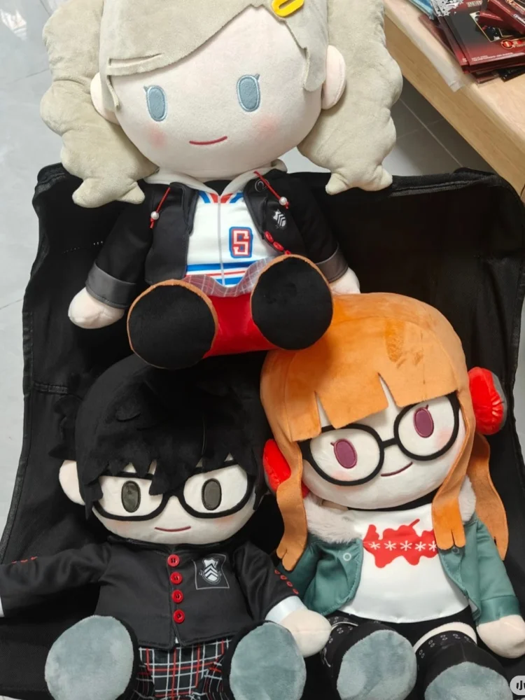 Фото Плюшевая коллекционная игрушка Bandai Persona 5 Royal P5R: Амамия Рен, Сакура Футаба, Энн Такамаки – высококачественная мягкая кукла для фанатов аниме №2