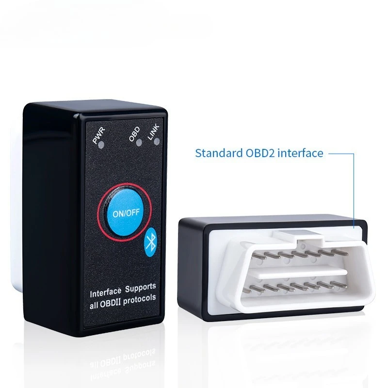 Фото Диагностический сканер для автомобиля с Bluetooth ELM327 OBD2, версия V2.1 №1