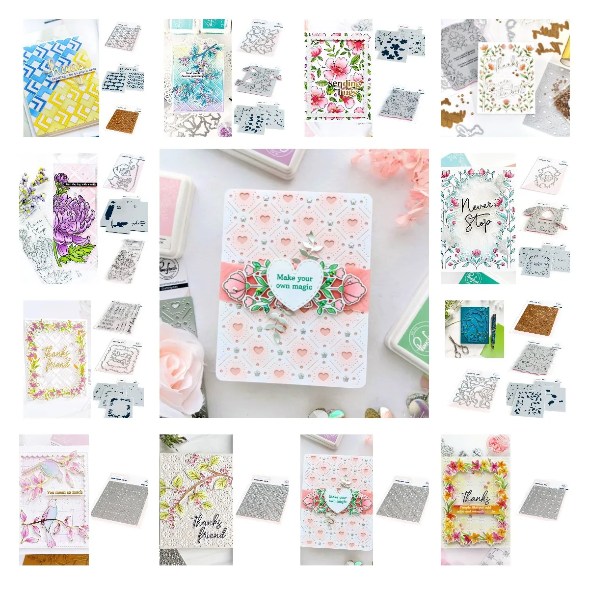 

Flower Frame Clear Stamps Metal Cutting Dies Hot Foil Stencil Scrapbooking DIY Album Make Paper Card Embossing Craft 2022 New