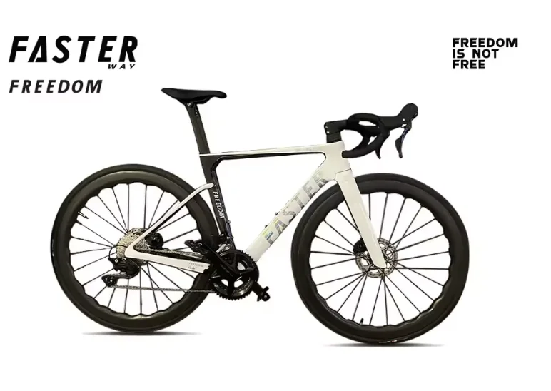 Фото Новая модель T47 FASTERWAY Freedom Frameset: карбоновая рама для шоссейного велосипеда с вилкой, зажимом подседельного штыря, рулевой колонкой, рулем, дисковыми тормозами 32C. №1