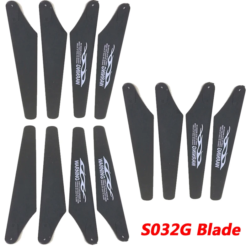 

12PCS RC Helicopter S032G Blade Spare Part R/C Heli SYMA S032G CW CCW Rotor Blade Part RC Toy Blade Accessory