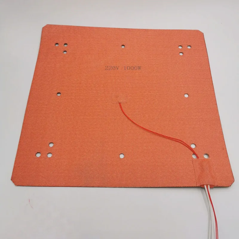

120/220V 1000W Upgrade Silicone Heater pad heated bed for Ender 5 Plus 3D Printer Build Plate HeatBed Heating