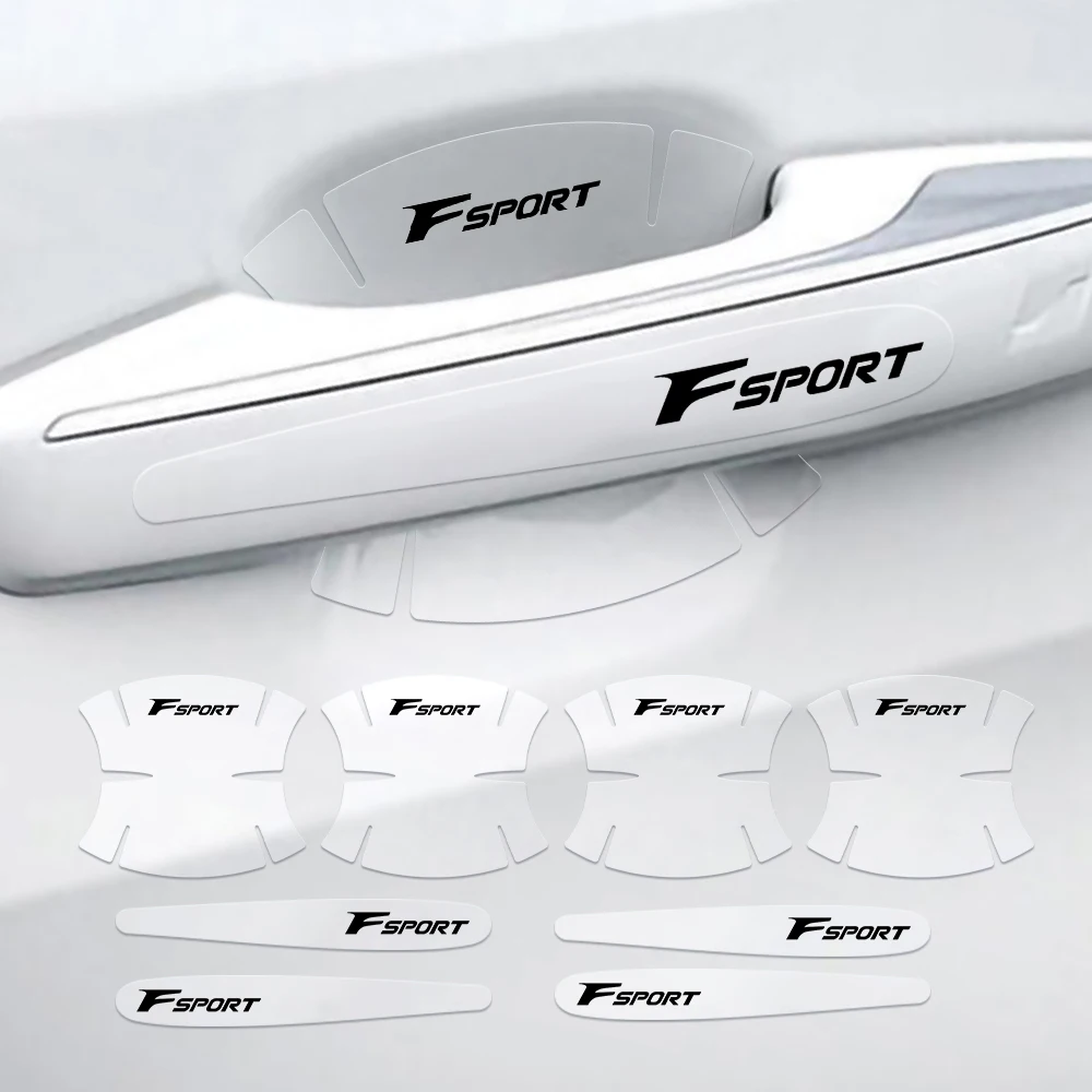 

8pcs PVC Car Door Bowl Handle Protector Stickers Decor For Volkswagen Passat CC VW Polo T5 Golf 7 GTI MK5 MK3 Polo 6r MK2