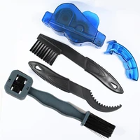 portable bike motorcycle cleaning tool mtb road bicycle chain cleaning brush plastic chain gear grunge wheel brush rim care tire