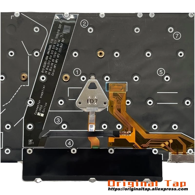 SI Словенская клавиатура с подсветкой для Lenovo Thinkpad X1 Nano Gen 1 SN20X82258 SN20X82294