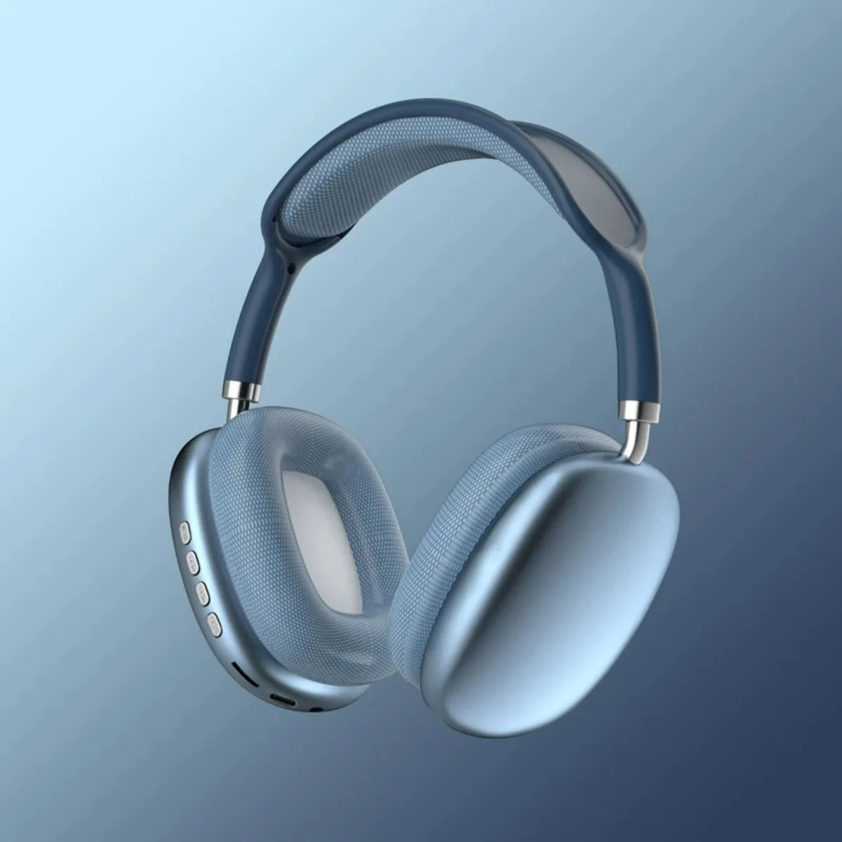 Фото Новые беспроводные наушники 2027 года с Bluetooth 5.4, складные, портативные, с металлической сеткой, проводные и беспроводные (двойной режим) для путешествий, учебы, спорта и прослушивания музыки №1