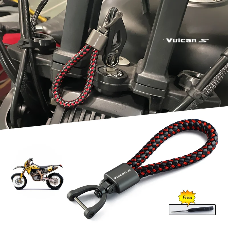 

For Kawasaki VUICAN-S 650 2015-2018 Logo Vuican-s Motorcycle High Quality Accessories Keyring Zinc Alloy Keychain Custom Logo