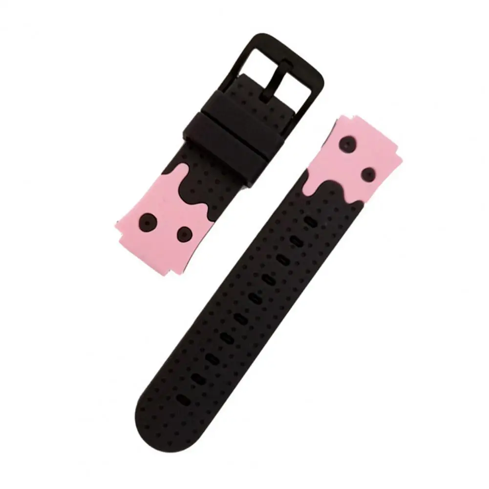 

Silicone Wristband Bracelet Watch Band Soft Replacement 20mm Smartwatch for Kids