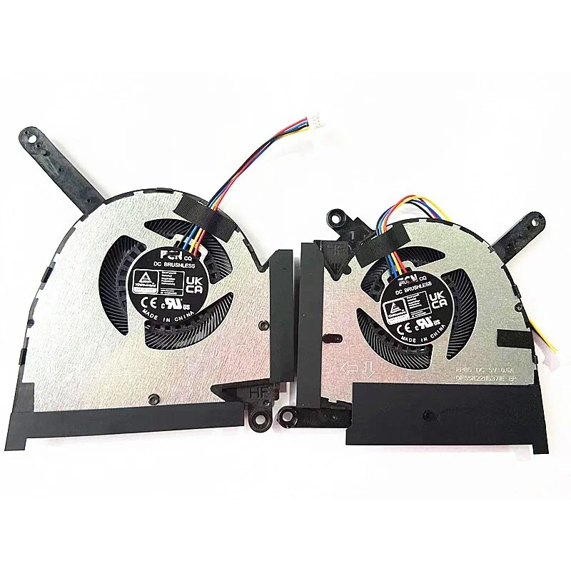 Новый вентилятор охлаждения процессора и графического DC12V DC5V для ASUS TUF Dash F15 FX517