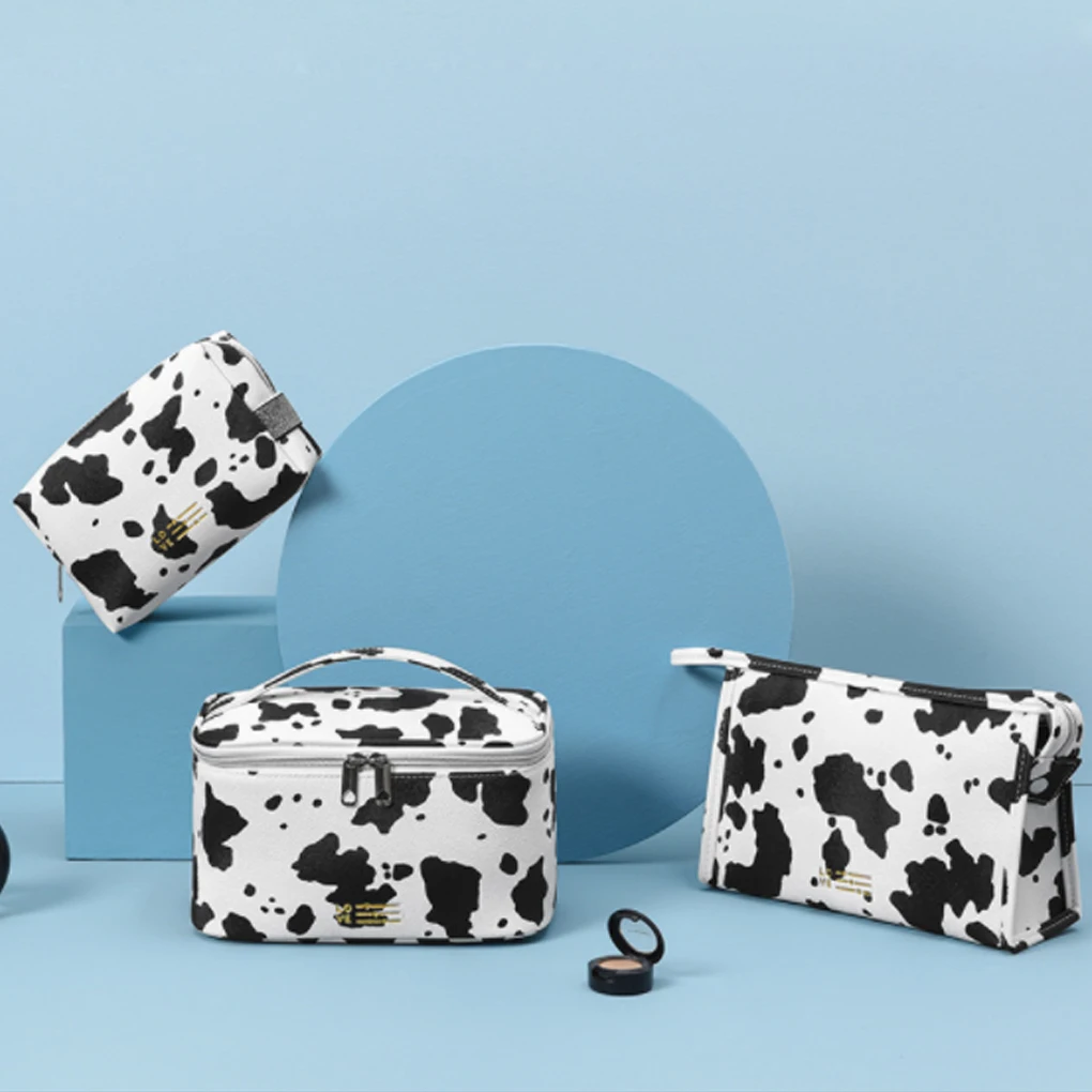 Косметичка модная многофункциональная косметичка с молочным зерном контейнеры