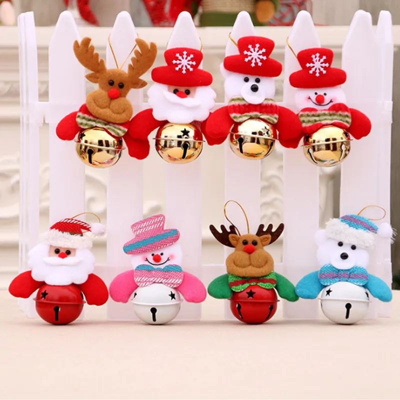 

Праздничное внимание, Рождественский колокольчик с деревянной ручкой для детского сада, Рождественский колокольчик, рождественские украшения, рождественские колокольчики