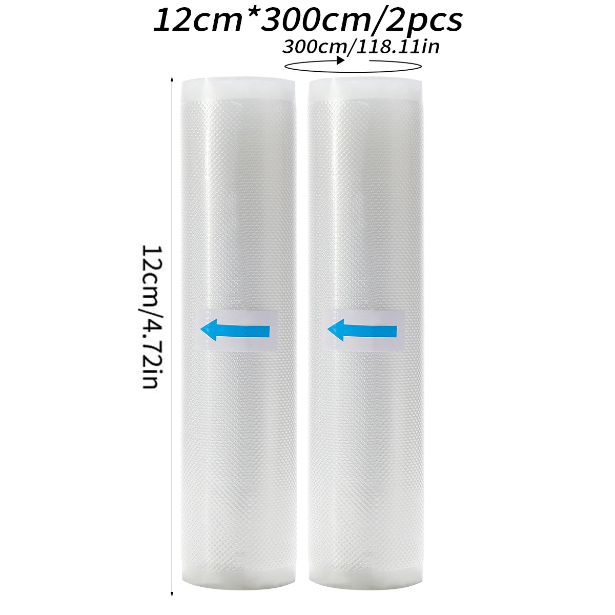 2 Рулона 3 М Вакуумные Герметичные Пакеты Для Упаковки Пищевых Продуктов