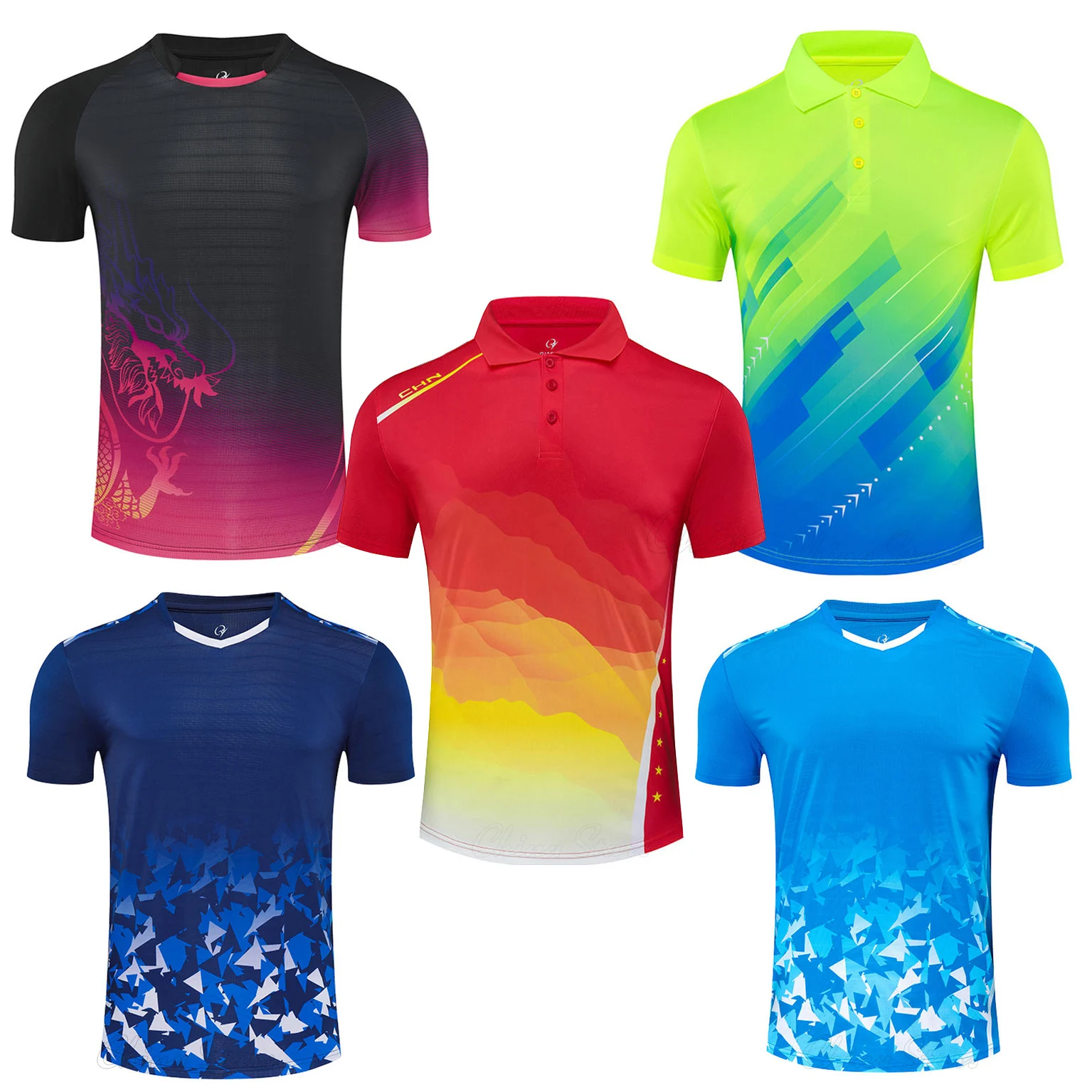 

Tennis T-Shirts Men Women Girls Badminton Clothing Children Table Tennis Volleyball Uniforms Jerseys Gym Sportwear Kits Sports