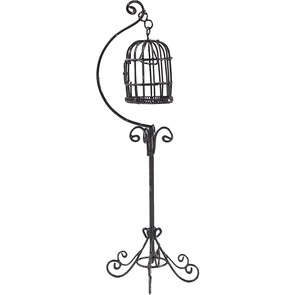 Home Décor Birdcage Miniature Model for House 1:12 Dollhouse Accessories Tiny