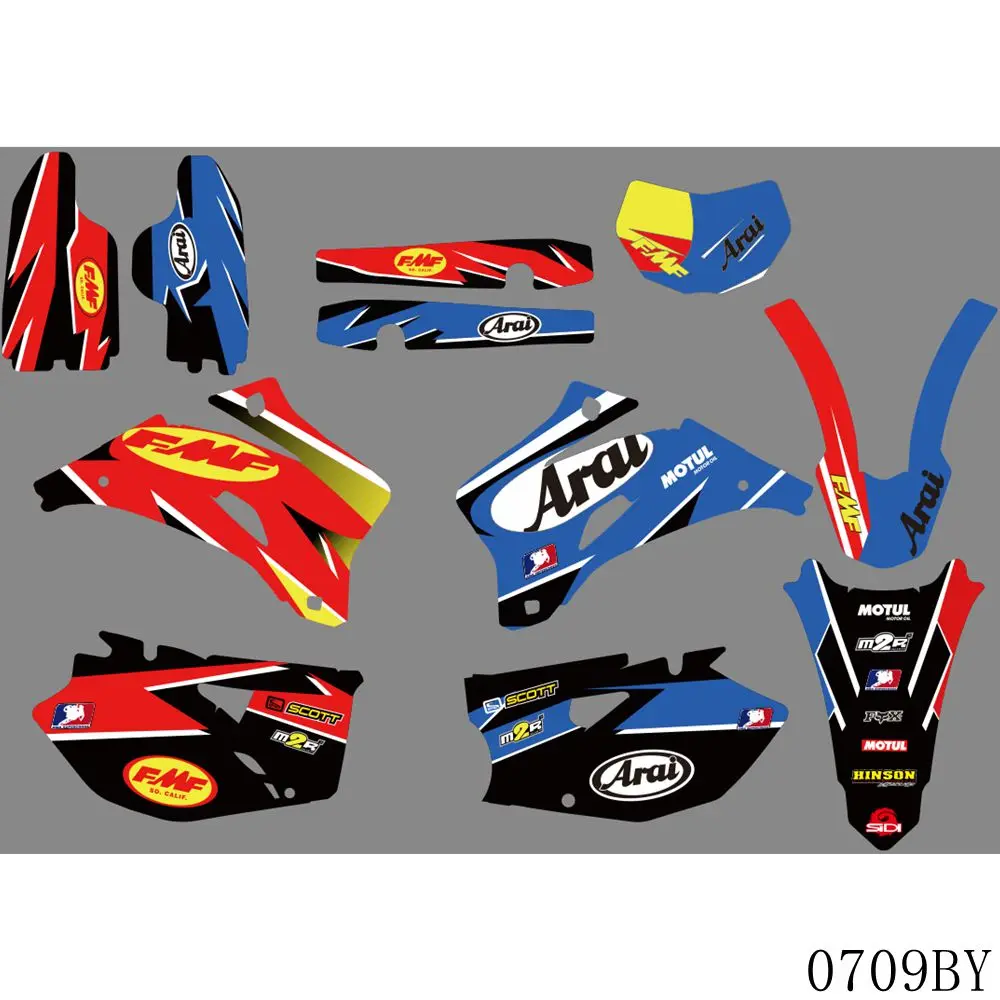 

Graphics Decals Stickers Background Custom Number For Yamaha WR250F 2007-2014 WR450F 2007-2011 WR 250F 450F WR250 WR450 F