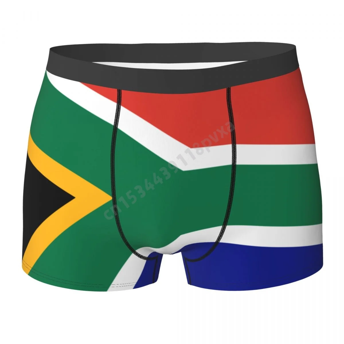 

Men Panties South Africa Flag South African Country Boxer Shorts Polyester Underpants For Boys Male Large Size