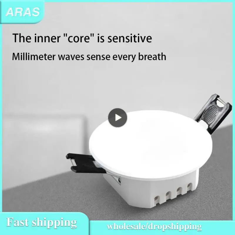 

1/2/3PCS Tuya Smart ZigBee/WiFi Human Presence Detector Detection Sensor Photometric 2 in 1 Function Smart Life Ceiling