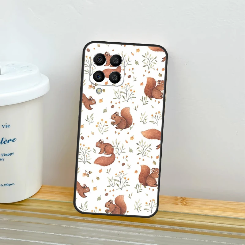 Фото Чехол с рисунком белки для Samsung Galaxy M14 M54 M34 M13 M15 M36 M55 M35 M56 M16 M31 M11 M53 M12 M32 M52 M06 №3