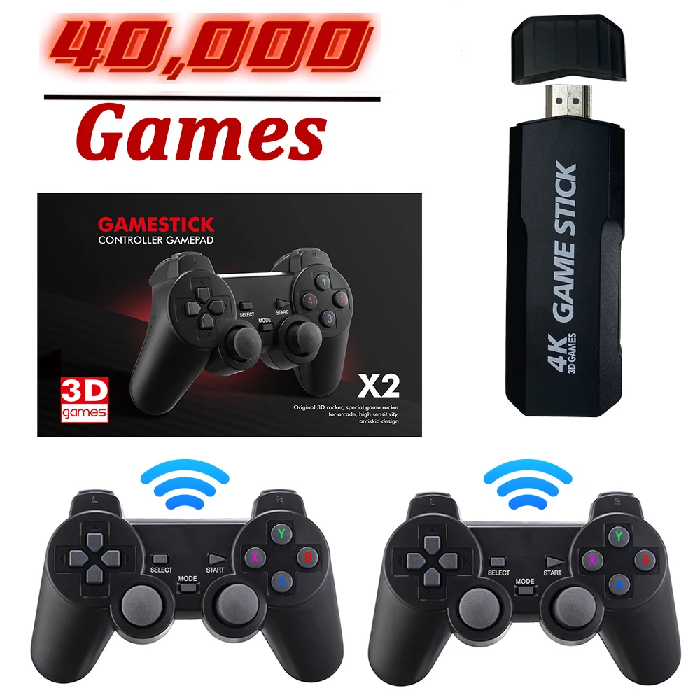 

GD10 Ретро игровая консоль X2 Plus беспроводные контроллеры 4K HD ТВ игровая приставка 50 эмуляторов 40000 + игры для PS1/N64/DC