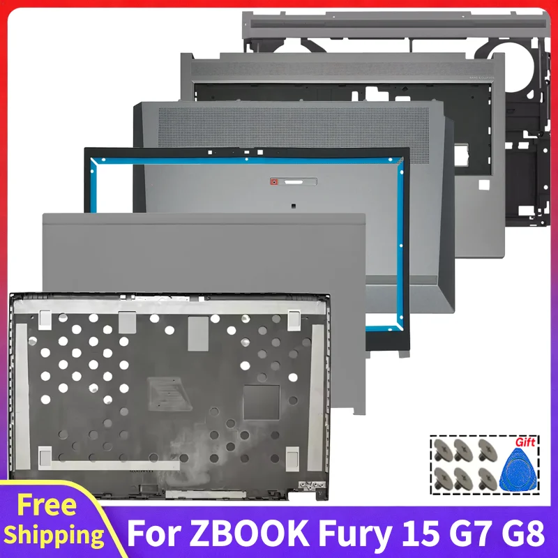 Фото Для Zbook Fury 15 G7, Fury 15 G8: Новая Замена Задней Крышки Экрана, Верхнего Корпуса, Передней Рамки, Корпуса с Подставкой для Рук, Нижнего Корпуса, Задней Крышки LCD для Ноутбука №1