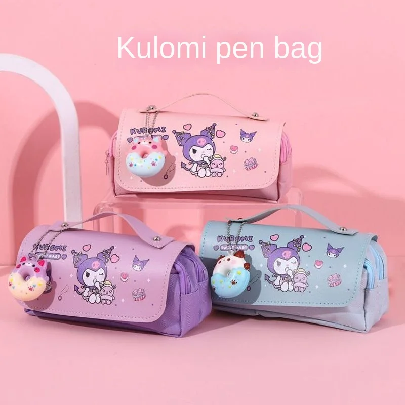 

Sanrio Kuromi animation peripheral pencil case Hello Kitty convenient stress-reducing pencil case for male and female students
