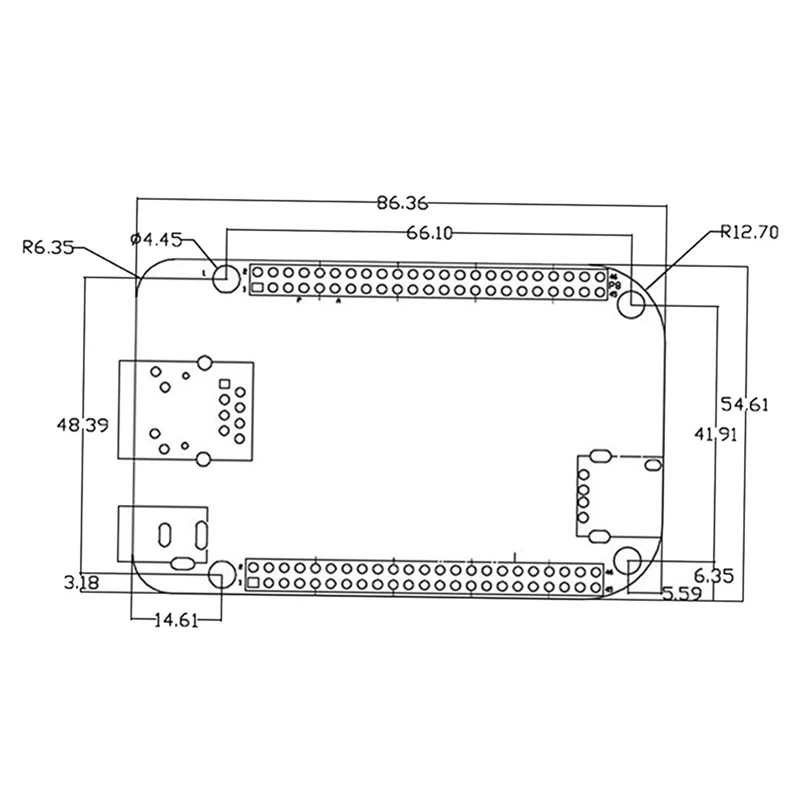 Встроенный компонент макетной платы для Beaglebone BB черный встроенный AM3358 Cortex-A8 512 МБ