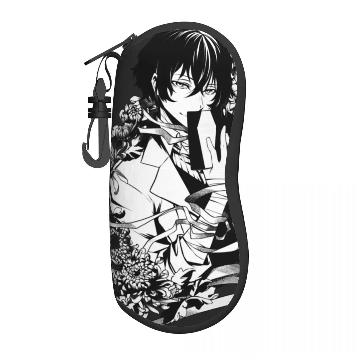 

Dazai Bungou Stray Dogs Glasses Case Portable Zipper Sunglasses Storage Box Vintage Sunglasses Box