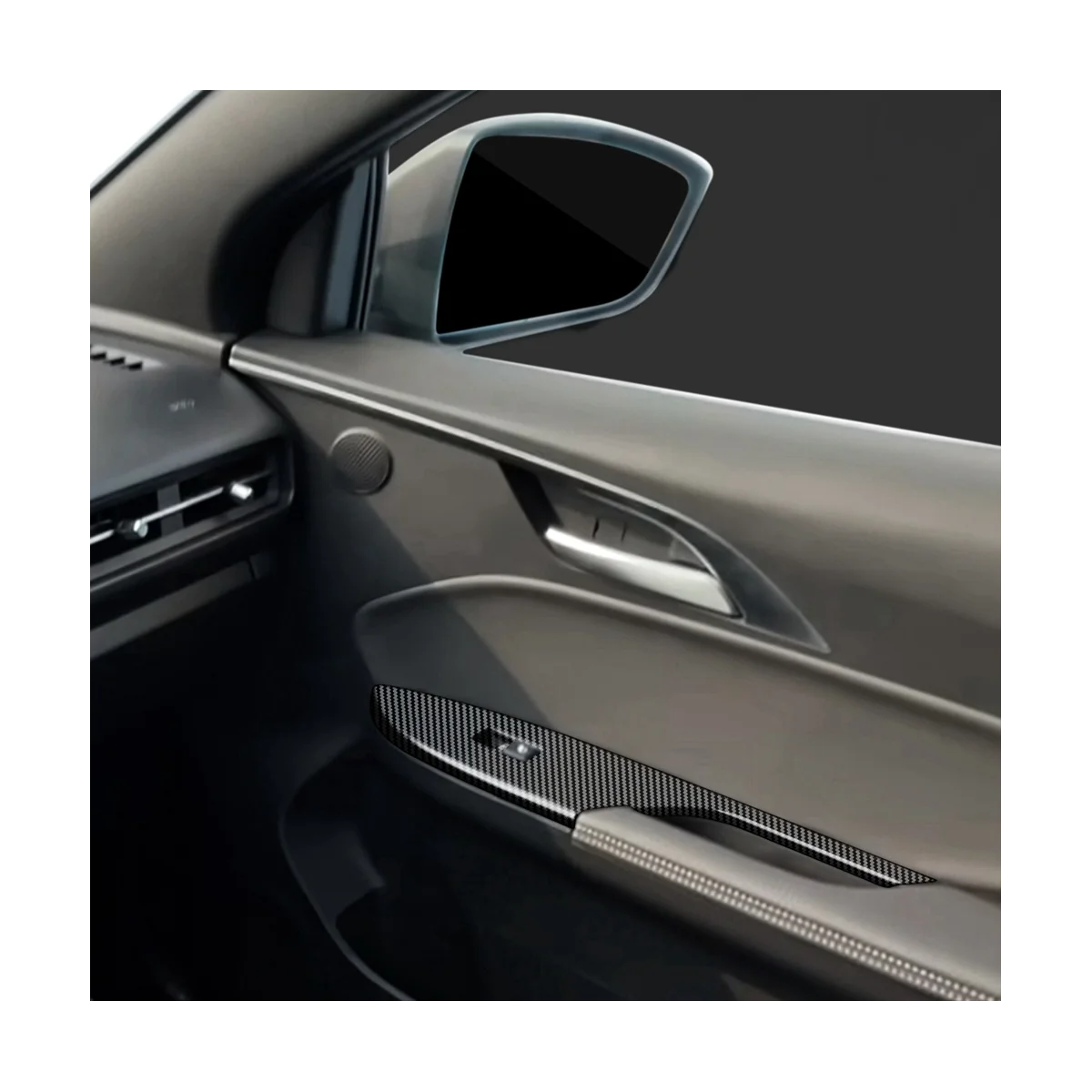 Для Vinfast E34 VF-E34 2021-2023 подлокотник для двери из углеродного волокна