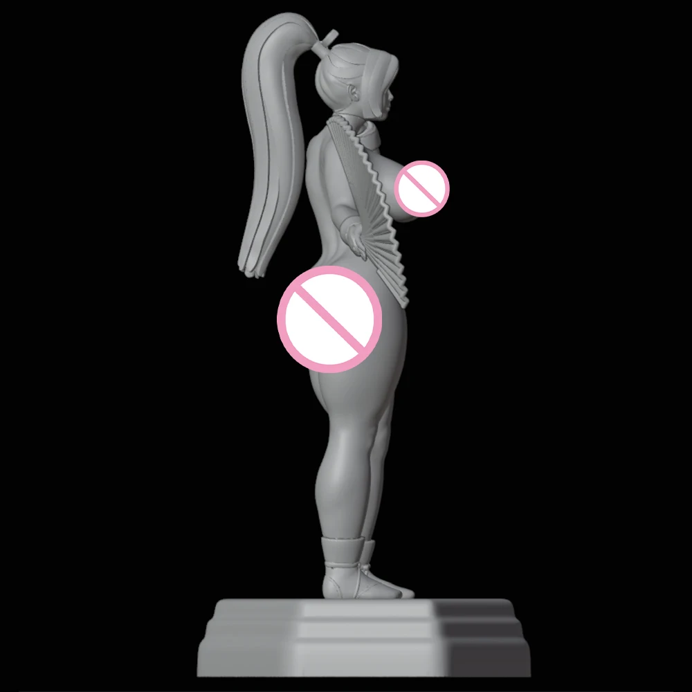 Коллекция 1/24 года набор моделей с 3d-печатью складной веер женская красота NSFW