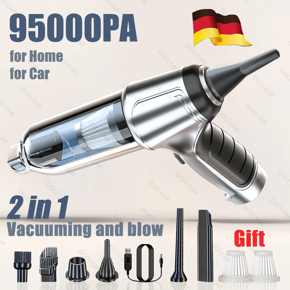 95000PA Home Appliance Car Vacuum Cleaner Wireless Handheld 
