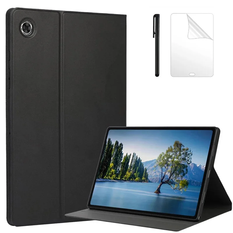 

Кожаный чехол для Samsung Galaxy Tab A8 2021, задняя крышка X205 10,5, защитный мягкий чехол из ТПУ с подставкой
