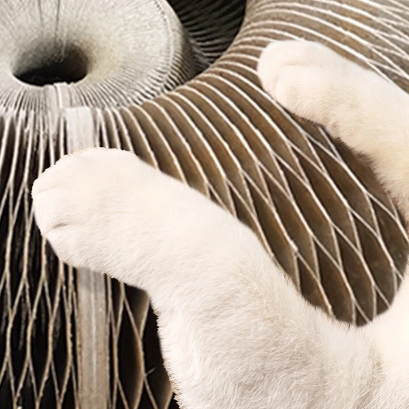 Бумажный волшебный орган Когтеточка для кошек игрушка с колокольчиком шлифовки