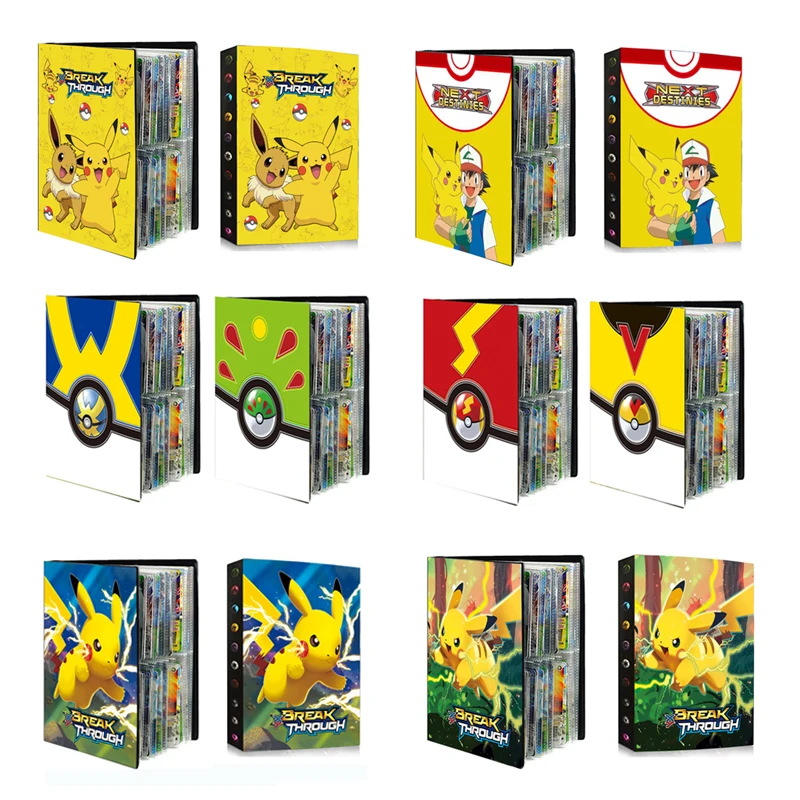 

240Pcs Pokemon Cards Album Book Games Charizard Pikachu Anime Toys Collection Card Pack Collection Booklet Kids Gifts Toys