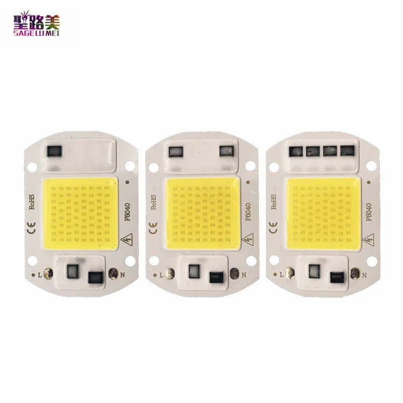 

1PCS LED COB Chip AC110V/AC220V 20W 30W 50W Warm White/White/UV Purple Full Spectrum Grow Plant Lamp Beads DIY Vegetable Flower