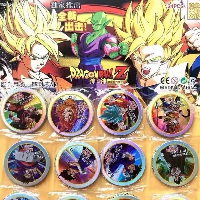 

Dragon Ball Paper Card Medium Round Card Flash Card 120 Pictures Children's Game Card Gift Toy 6.2 Cm Card Collection