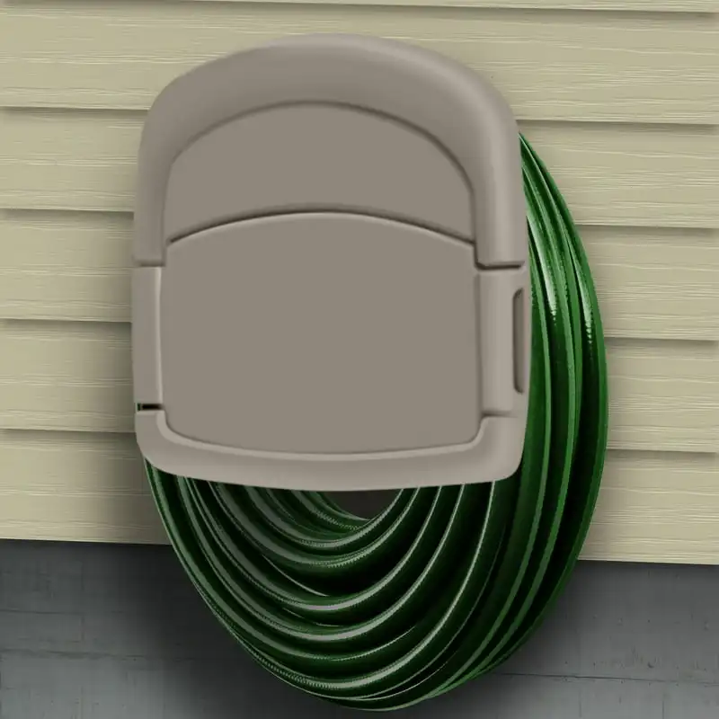 

Wall Mounted Garden Hose Holder for 150-Foot Common 5/8-Inch Hose