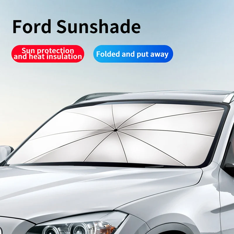

Car Windscreen Sunshade Car Front Window Uv Shield Folding Sunshade For Ford Fiesta Focus mk2 mk3 Ranger Mondeo mk4 S-MAX Kuga