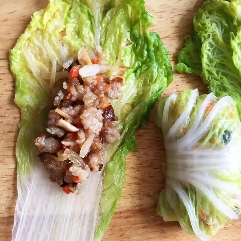 Креативный инструмент для раскатки листьев капусты овощной рулет с мясом