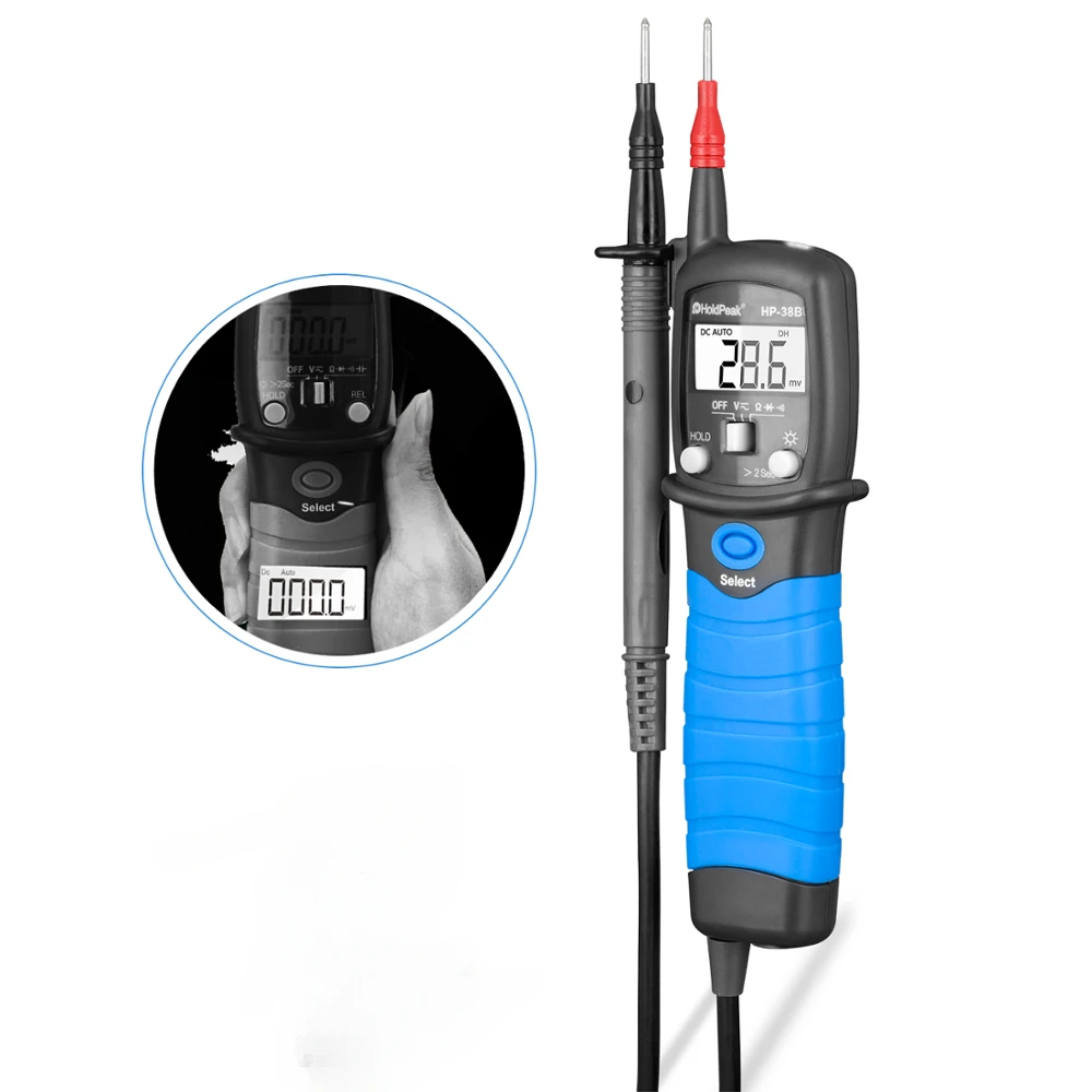 Цифровой мультиметр с ЖК-дисплеем и автоматическим выбором диапазона