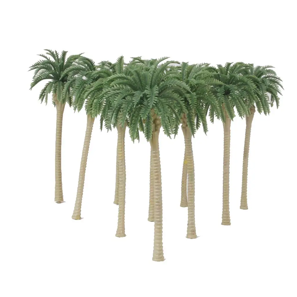 

20x Model Train Railway Coconut Diorama Landscape Scenery N 1/120