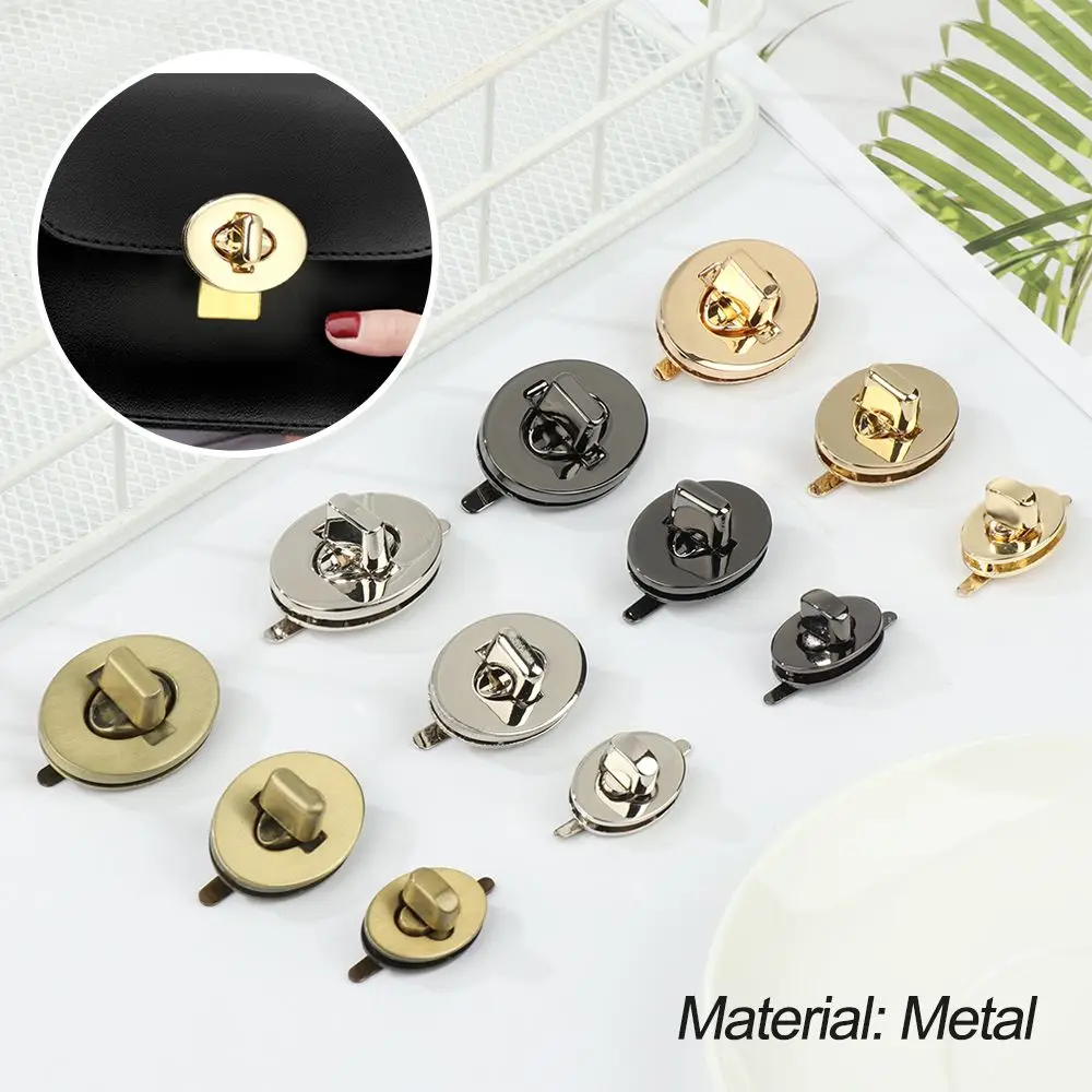 

High Quality Twist Locks Accessories Metal Durable Clasp Turn Lock Purse Luggage Hardware Closure Bag Parts