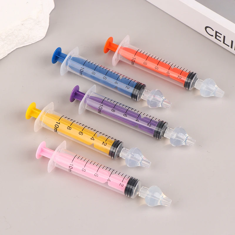 2 шт. детский силиконовый шприц для чистки носа 10 мл